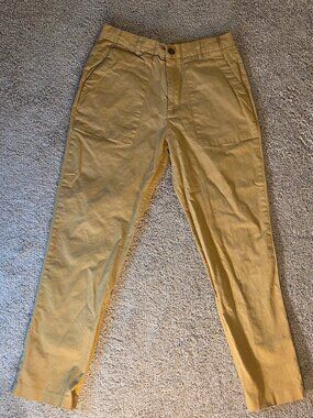 Percival Utilty Trousers Tan Pants Size 34 Classic Casual Workwear 97% Cotton